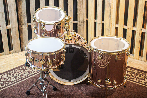 DW Collector's Maple Rose Copper Drum Set - 22,13,16,6.5x14 - SO#1168591
