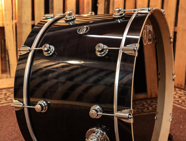 DW Performance Ebony Stain Bass Drum - 14x24