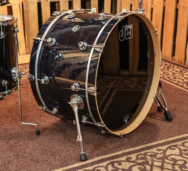 DW Performance Ebony Stain Drum Set - 14x24,12,16,5.5x14