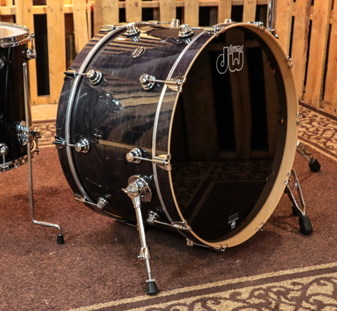 DW Performance Ebony Stain Drum Set - 14x24,8x10,9x12,14x16
