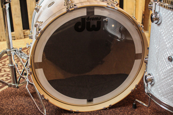 DW Collector's White Crystal Drum Set - 22,10,12,16 - SO#1184638