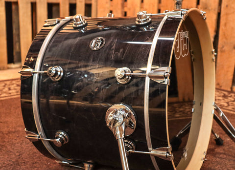 DW Performance Ebony Stain Drum Set - 14x18,7x8,8x10,9x12,12x14,5.5x14