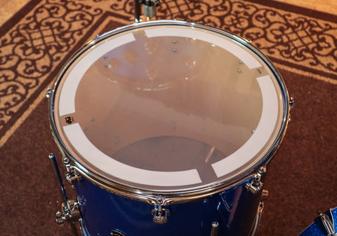 DW Performance Blue Sparkle Floor Tom - 16x18