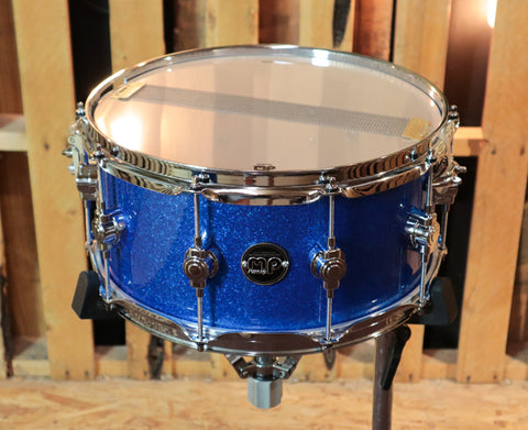 DW Performance Blue Sparkle Snare Drum - 6.5x14