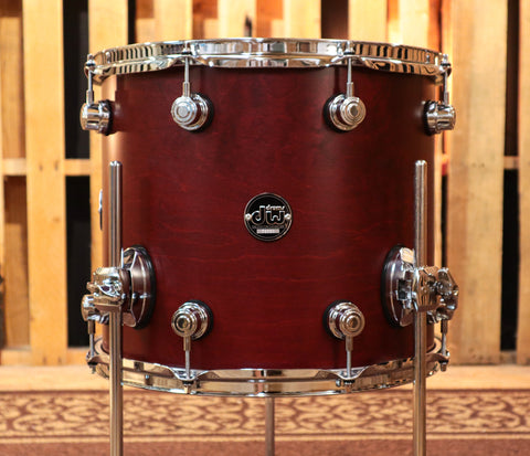 DW Performance Tobacco Stain Floor Tom - 12x14