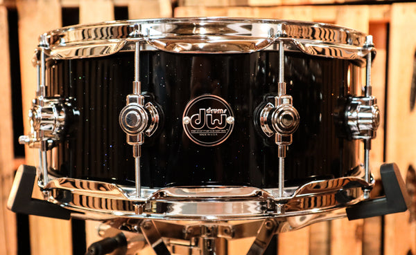 DW Performance Black Mirra Drum Set - 16x20,7x8,8x10,8x12,12x14,5.5x14