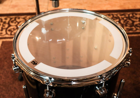 DW Performance Black Mirra Drum Set - 16x20,7x8,8x10,8x12,12x14,5.5x14