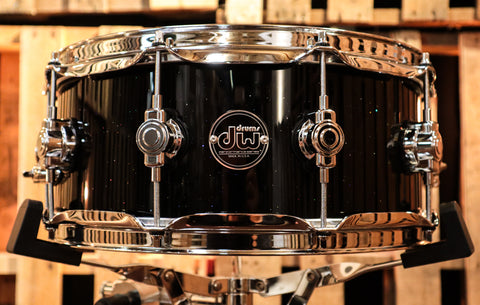DW Performance Black Mirra Snare Drum - 5.5x14