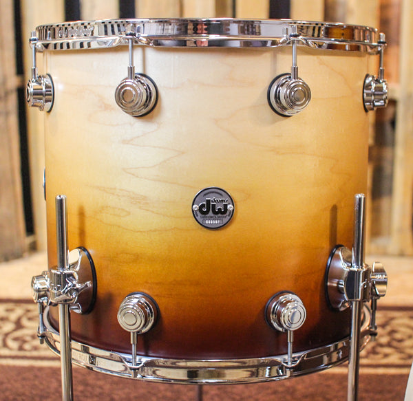 DW Collector's Natural To Burnt Toast Fade Drum Set - 22,10,12,16 - SO#1160431
