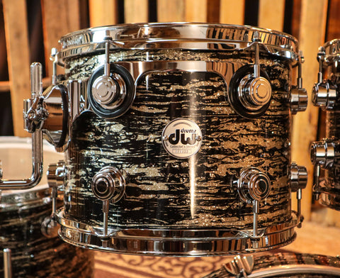 DW Collector's Black Oyster Glass Drum Set - 22,10,12,16 - SO#1204914
