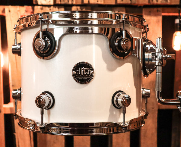 DW Performance White Ice Lacquer Rack Tom - 9x12