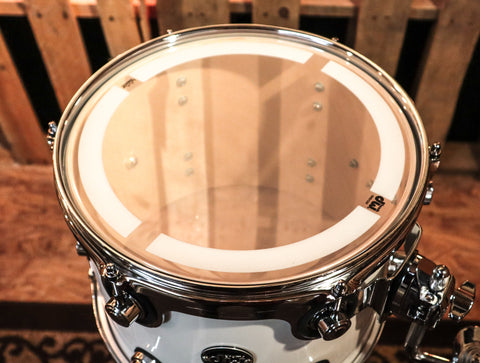 DW Performance White Ice Lacquer Rack Tom - 9x12