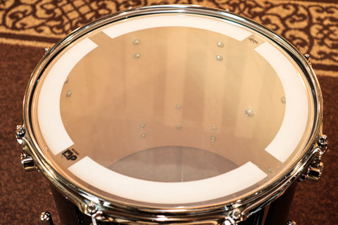 DW Performance Black Mirra Drum Set - 14x18,9x13,12x14