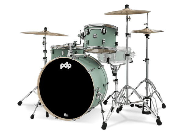 PDP Concept Maple Satin Seafoam Finish Ply Rock Kit 24/13/16