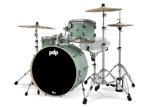 PDP Concept Maple Satin Seafoam Finish Ply Rock Kit 24/13/16