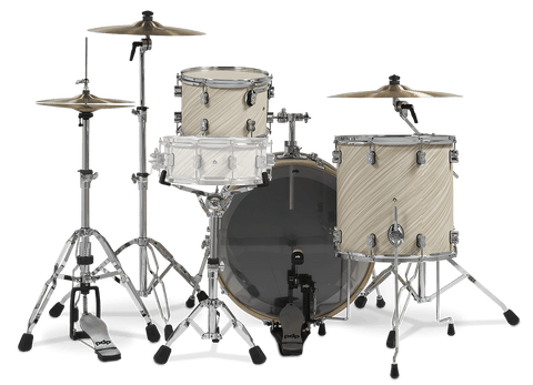 PDP Concept Maple Twisted Ivory Finish Ply Rock Kit 24/13/16