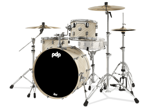 PDP Concept Maple Twisted Ivory Finish Ply Rock Kit 24/13/16