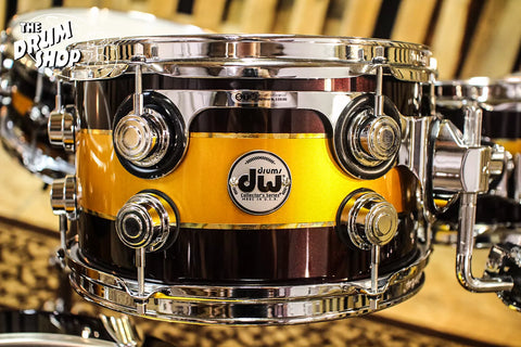 DW Collector's Series Drum Set Exotic Tri- Rally Stripe Graphic SO#1054875