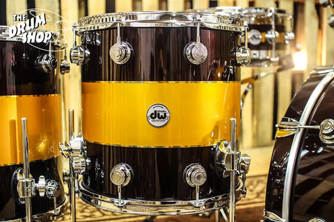 DW Collector's Series Drum Set Exotic Tri- Rally Stripe Graphic SO#1054875